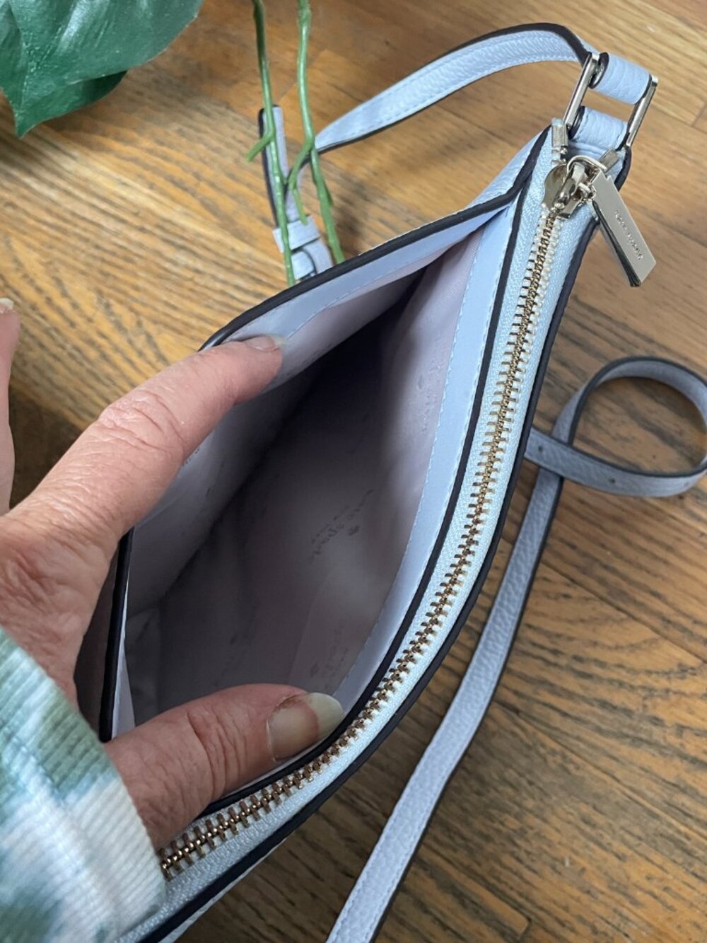 Kate Spade Harlow Crossbody bag in light Grey - Picture 10 of 13